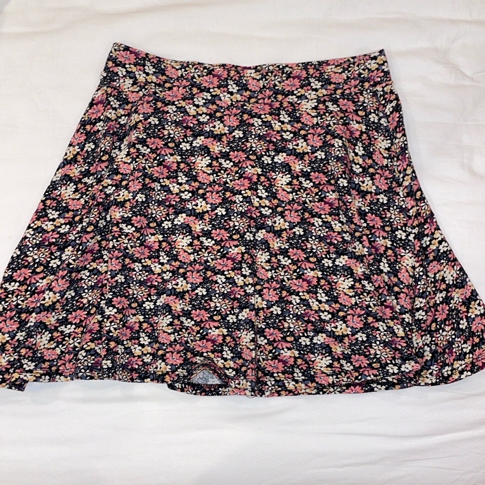 LA Hearts - Floral Skater Skirt - Medium